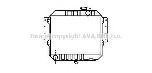 AVA QUALITY COOLING MZ2003 Радіатор, охолодження двигуна