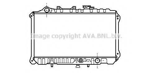 AVA QUALITY COOLING MZ2019 Радіатор, охолодження двигуна