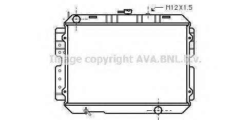 AVA QUALITY COOLING MZ2026 Радіатор, охолодження двигуна