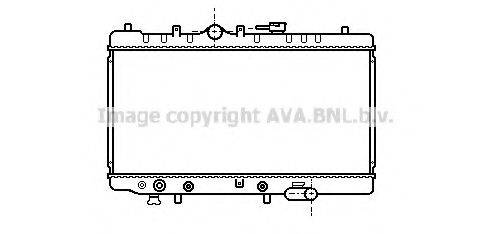 AVA QUALITY COOLING MZ2029 Радіатор, охолодження двигуна