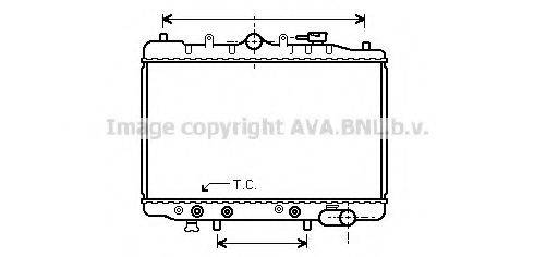 AVA QUALITY COOLING MZ2064 Радіатор, охолодження двигуна