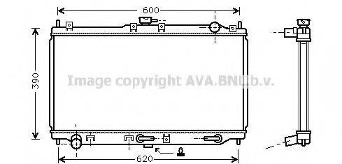 AVA QUALITY COOLING MZ2134 Радіатор, охолодження двигуна