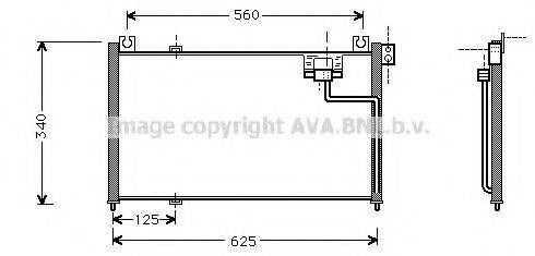 AVA QUALITY COOLING MZ5127 Конденсатор, кондиціонер