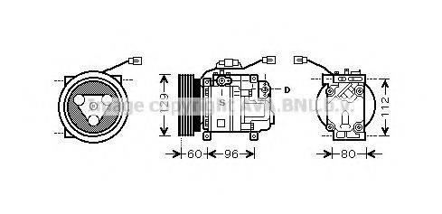 AVA QUALITY COOLING MZK202 Компресор, кондиціонер