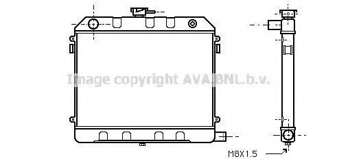 AVA QUALITY COOLING OL2130 Радіатор, охолодження двигуна