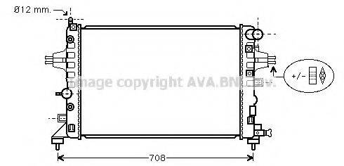 AVA QUALITY COOLING OL2362 Радіатор, охолодження двигуна