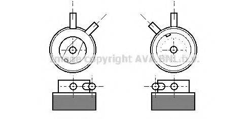 AVA QUALITY COOLING OL3215 масляний радіатор, моторне масло