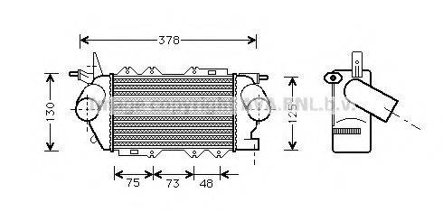 AVA QUALITY COOLING OL4269 Інтеркулер