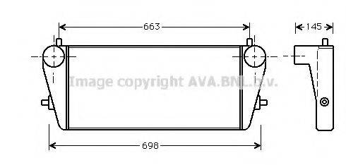 AVA QUALITY COOLING OL4281 Інтеркулер