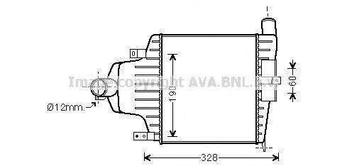 AVA QUALITY COOLING OL4415 Інтеркулер