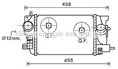 AVA QUALITY COOLING OL4575 Інтеркулер