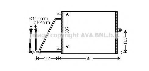 AVA QUALITY COOLING OL5265 Конденсатор, кондиціонер