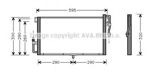 AVA QUALITY COOLING OL5268 Конденсатор, кондиціонер