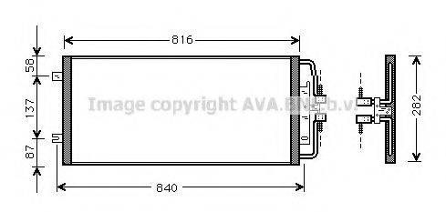 AVA QUALITY COOLING OL5302 Конденсатор, кондиціонер