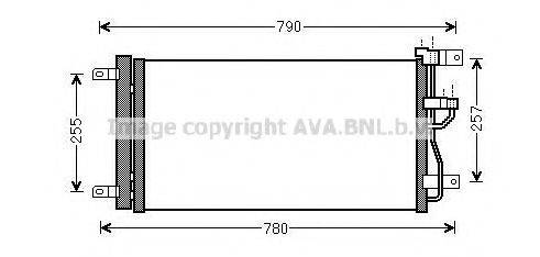 AVA QUALITY COOLING OL5612D Конденсатор, кондиціонер