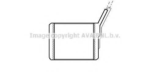 AVA QUALITY COOLING OL6182 Теплообмінник, опалення салону