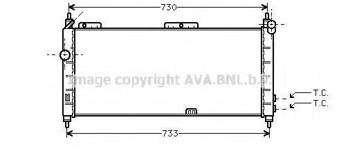 AVA QUALITY COOLING OLA2203 Радіатор, охолодження двигуна