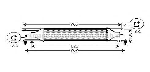 AVA QUALITY COOLING OLA4421 Інтеркулер