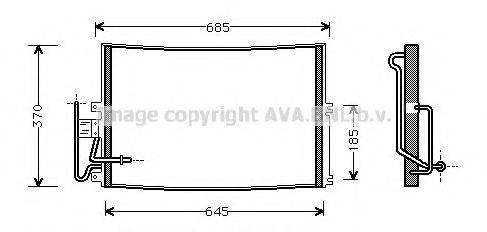 AVA QUALITY COOLING OLA5274 Конденсатор, кондиціонер