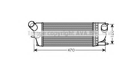 AVA QUALITY COOLING PE4336 Інтеркулер