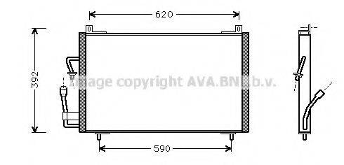 AVA QUALITY COOLING PE5182 Конденсатор, кондиціонер