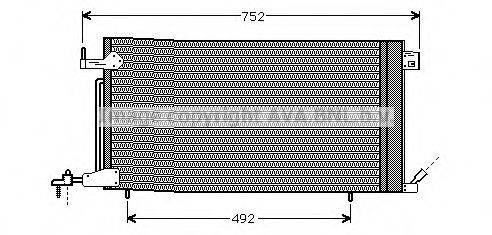 AVA QUALITY COOLING PE5187 Конденсатор, кондиціонер