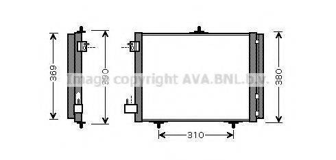 AVA QUALITY COOLING PE5295D Конденсатор, кондиціонер