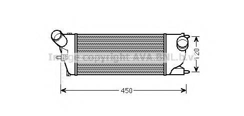 AVA QUALITY COOLING PEA4345 Інтеркулер