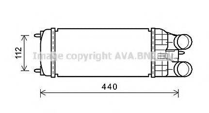 AVA QUALITY COOLING PEA4361 Інтеркулер