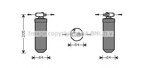 AVA QUALITY COOLING PED303 Осушувач, кондиціонер