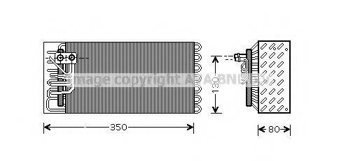 AVA QUALITY COOLING PRV039 Випарник, кондиціонер