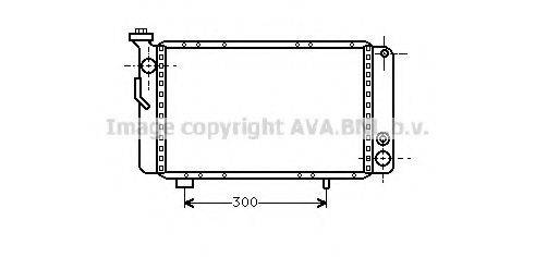 AVA QUALITY COOLING RT2009 Радіатор, охолодження двигуна