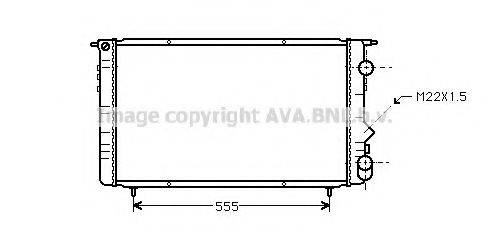 AVA QUALITY COOLING RT2150 Радіатор, охолодження двигуна