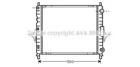 AVA QUALITY COOLING RT2167 Радіатор, охолодження двигуна