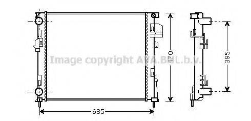 AVA QUALITY COOLING RT2327 Радіатор, охолодження двигуна