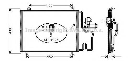 AVA QUALITY COOLING RT5247D Конденсатор, кондиціонер