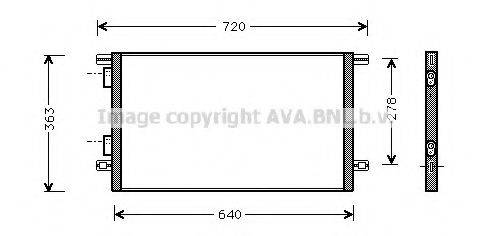 AVA QUALITY COOLING RT5253 Конденсатор, кондиціонер