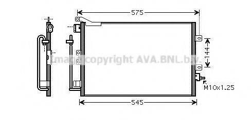 AVA QUALITY COOLING RT5417D Конденсатор, кондиціонер