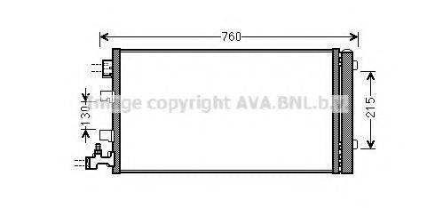 AVA QUALITY COOLING RT5449D Конденсатор, кондиціонер