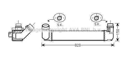 AVA QUALITY COOLING RTA4412 Інтеркулер