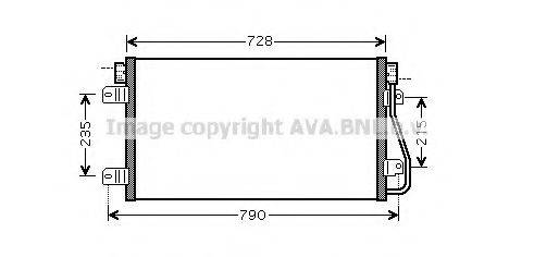 AVA QUALITY COOLING RTA5348 Конденсатор, кондиціонер