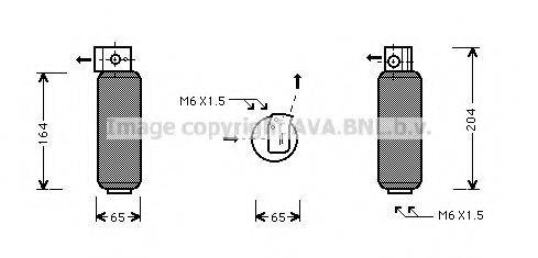 AVA QUALITY COOLING RTD252 Осушувач, кондиціонер