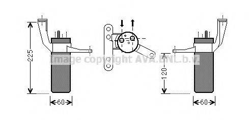 AVA QUALITY COOLING RTD442 Осушувач, кондиціонер