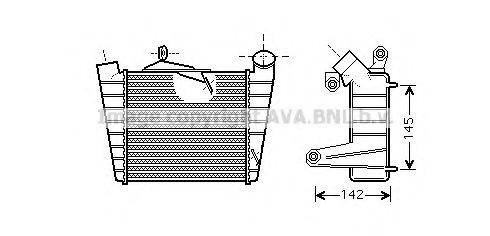 AVA QUALITY COOLING SAA4020 Інтеркулер