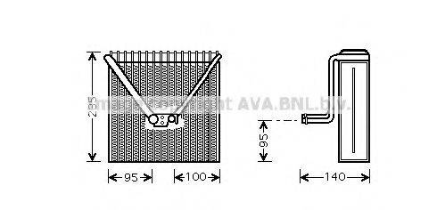 AVA QUALITY COOLING SAV011 Випарник, кондиціонер