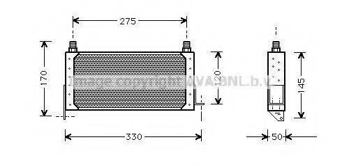 AVA QUALITY COOLING SB3017 масляний радіатор, моторне масло