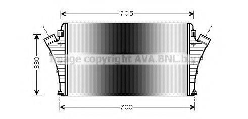 AVA QUALITY COOLING SB4068 Інтеркулер