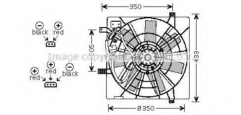 AVA QUALITY COOLING SB7501 Вентилятор, охолодження двигуна