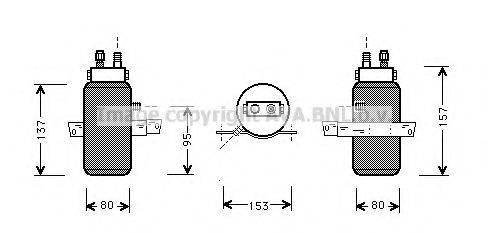 AVA QUALITY COOLING SBD043 Осушувач, кондиціонер