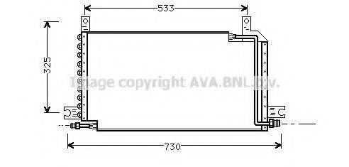 AVA QUALITY COOLING SU5024 Конденсатор, кондиціонер